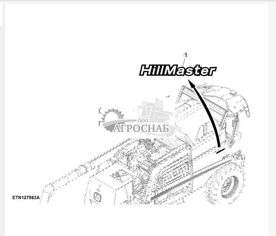 Декоративная наклейка, HillMaster™ 